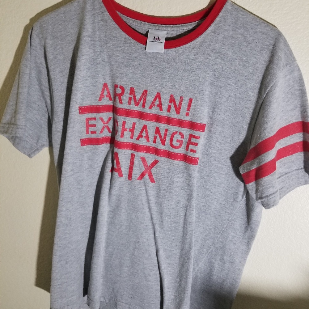 Armani exchange mens short sleeve shirt